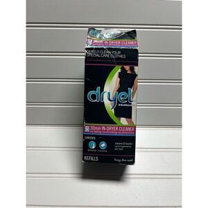 Dryel At-Home Dry Cleaner Refill Kit Booster Spray 6 Loads Open Box
